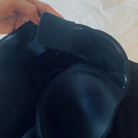 Victoria's Secret Clothing, Black Trapeze Strapless Dress W Push-Up Bra, SZ 38 C - Picture 4 of 8